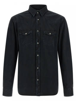 Tom Ford - Black Regular Solid Shirt
