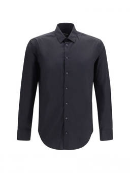 Giorgio Armani - Black Slim Solid Shirt