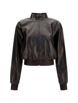 Gucci - Black Solid Mock Collar Jacket