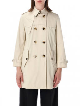 Burberry - Beige Shirt Collar Trench Coat (M)