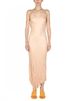 Philipp Plein - Light Brown Scoop Neck Maxi Dress (M)