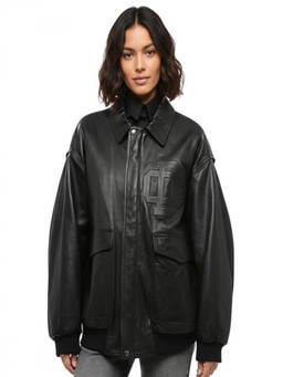 Dsquared2 - Black Logo Shirt Collar Jacket