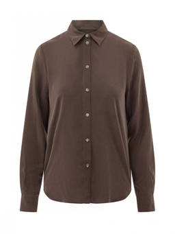 Pinko - Dark Brown Solid Shirt