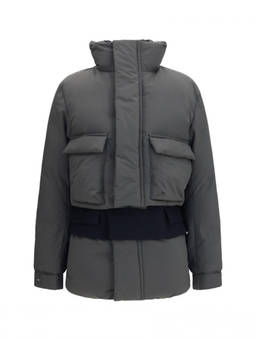 Sacai - Black Mock Collar Jacket (XL)