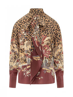 Etro - Brown Regular Floral Shirt