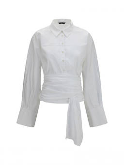 7 For All Mankind - White Tailored Solid Shirt (S)