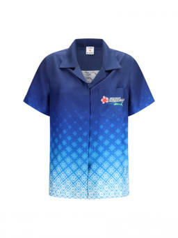 Casablanca - Blue Regular Logo Shirt (M)