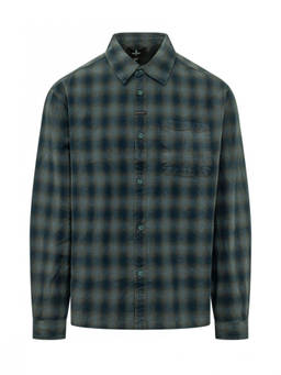 REPRESENT - Dark Green Check Shirt (S)