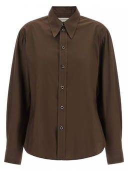 Lemaire - Brown Regular Solid Shirt