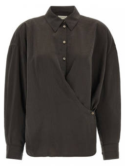 Lemaire - Black Relaxed Twisted Shirt
