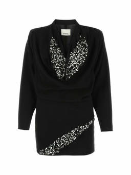 Isabel Marant - Black Crepe Lazeli Mini Dress (S)