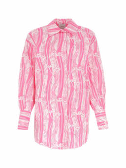 Patou - Printed poplin chemisier dress