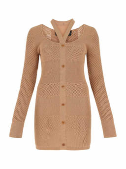 Andreadamo - Biscuit Mesh Mini Dress (S/M)