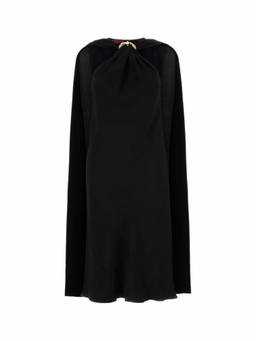 Gucci - Black Acetate Blend Evening Dress (S)