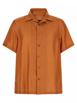 Fendi - Orange Comfort Stripes Shirt (M)