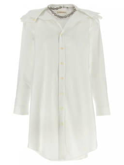 Y/Project - White Chemisier Dress