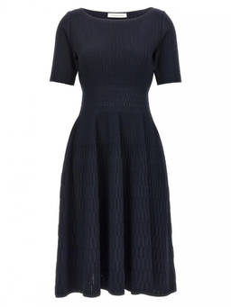 Antonino Valenti - Navy Blue Hela Textured Dress (XS)