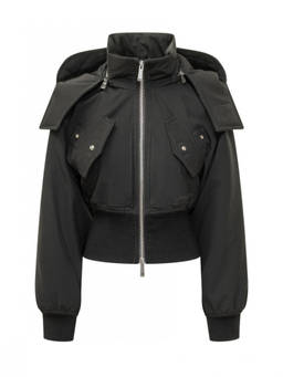 Dsquared2 - Black WOOL MINI PUFFER