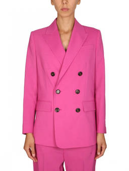 Dsquared2 - Fuchsia Solid Notched Lapel Blazer