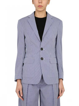 Dsquared2 - Blue Checks Notched Lapel Blazer (XS)
