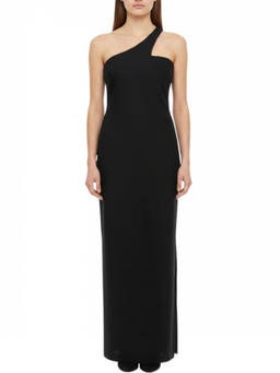 Sportmax - Black One Shoulder Maxi Dress