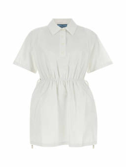 PRADA - White Poplin Shirt Dress (XS)