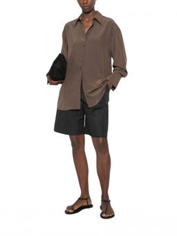 Toteme - Brown Relaxed Solid Shirt