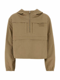 Miu Miu - Beige Logo Hood Jacket (M)