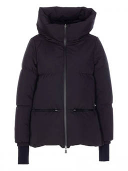 Herno - Black 2Layers Hooded Short Jacket