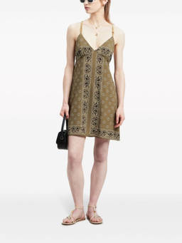 Palm Angels - Brown V-neck Slip Dress