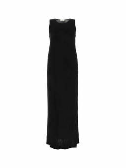 Saint Laurent - Black Viscose Long Dress (S)