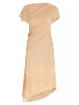 Victoria Beckham - Pink Asymmetric Twist Dress