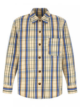 A.P.C. - Yellow Relaxed Checks Shirt (L)