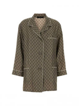 Gucci - Beige Regular Logo Shirt