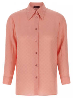 Gucci - Pink Regular Logo Shirt (M)
