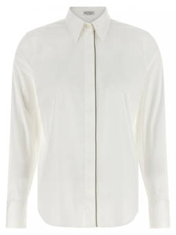 Brunello Cucinelli - White Regular Solid Shirt