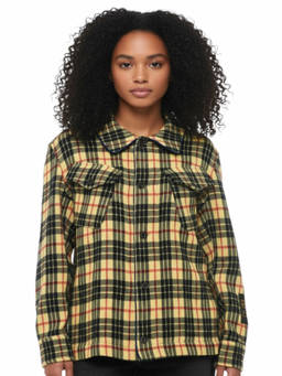 Pierre-Louis Mascia - Yellow Regular Checks Shirt (S)