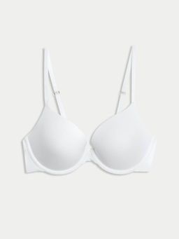 Marks & Spencer - White Flexi Fit Wired Push-Up Plunge Bra