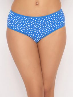 Clovia - Blue Waist Outer Elastic Hipster Panty