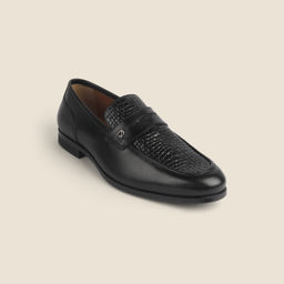 Metro - Men Black Loafers