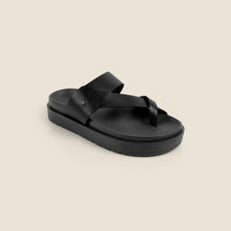 Metro - Men Black Casual Sandals