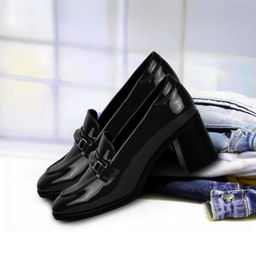 Mochi - Women Black Casual Loafers