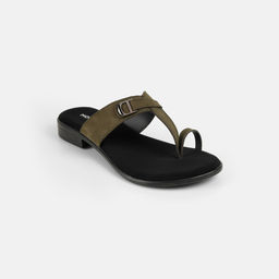 Mochi - Women's Olive Sandal Heels
