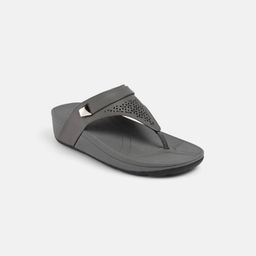 Mochi - Women Grey Signature Sandals