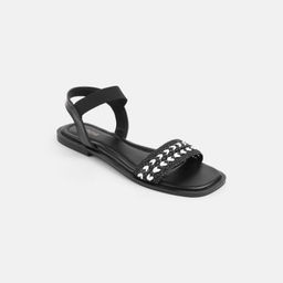 Mochi - Black Refined Womens Sandals