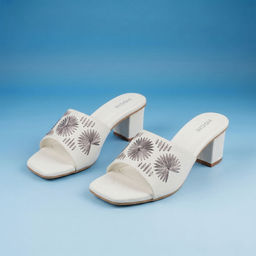 Mochi - Women's White Casual - Heels