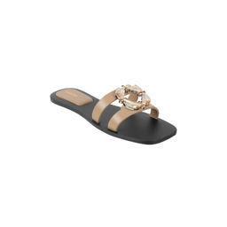 Mochi - Women's Beige Casual Flats