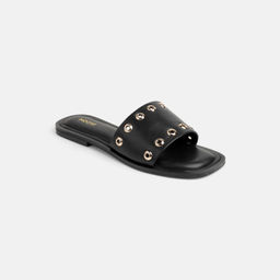 Mochi - Women's Black Flats