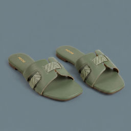 Mochi - Women Green Casual Flats