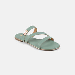 Mochi - Women Green Casual Flats